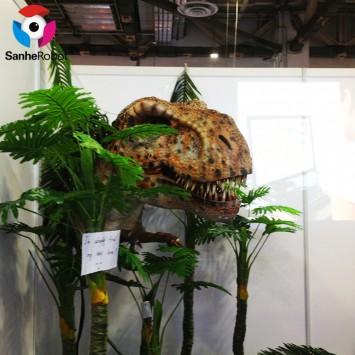 Се продава глава за диносаурус Аниматроник Т-Рекс на ѕид за отворен тематски парк