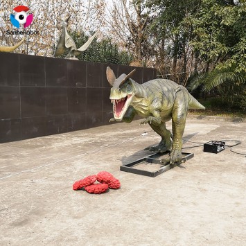 2019 Good Quality China Animatronic Dilophosaurus Models Exhibit Simulation Animatronic Dinosaur