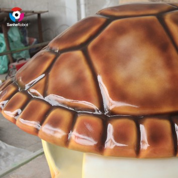 Fiberglass Turtle Shell Statue for Taking Photos