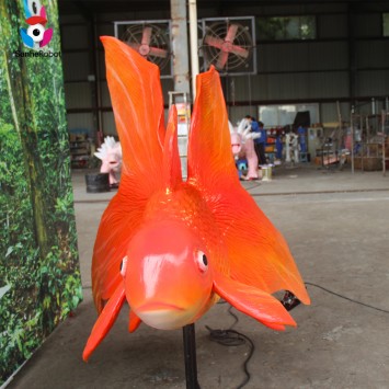 Kids Amusement Interactive Goldfish Statues for Sale