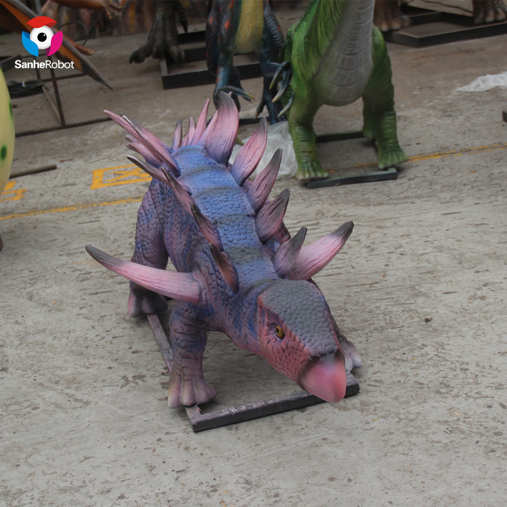 China Wholesale Dinosaur Statue Park Manufacturers Suppliers - Artificial Small Static Rubber Dinosaur For Sale  – Sanhe detail pictures