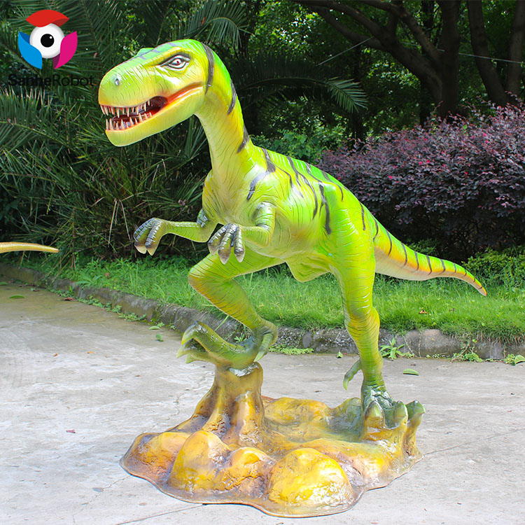 China Wholesale Large Animal Statues For Home Factory Quotes - New amusement park small fiberglass dinosaur  – Sanhe
