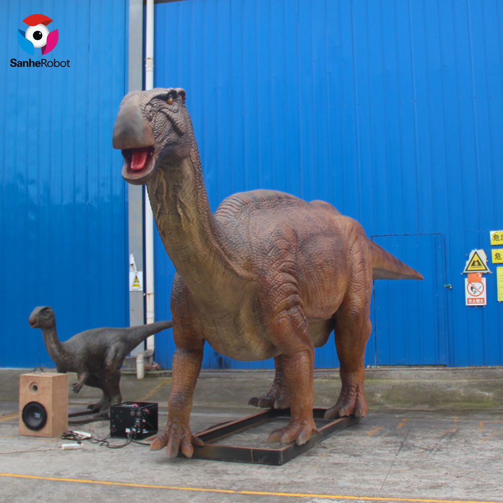 China Wholesale Dinosaur For Sale Manufacturers Suppliers - Theme park decor products life size animatron robot dinosaur Iguanadon for sale  – Sanhe detail pictures