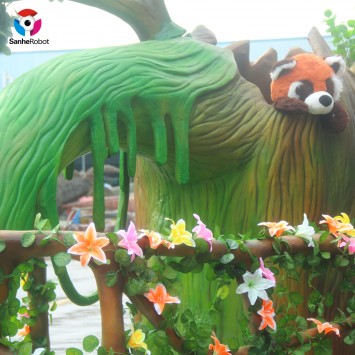 Park Customized Jungle Animals Parade Floats