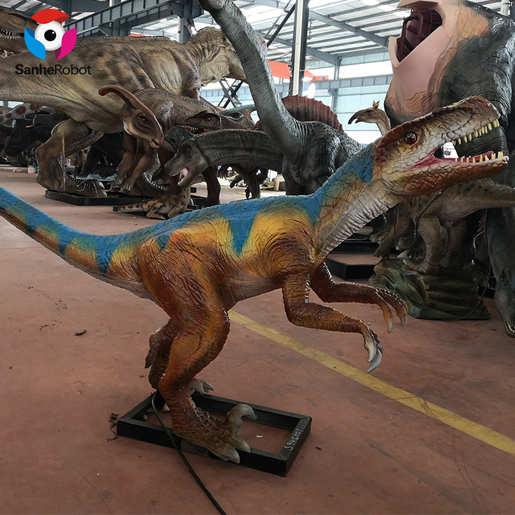 China Wholesale Velociraptor Factory Quotes - Outdoor exhibition mechanical dinosaur  infrared remote control dinosaur  – Sanhe