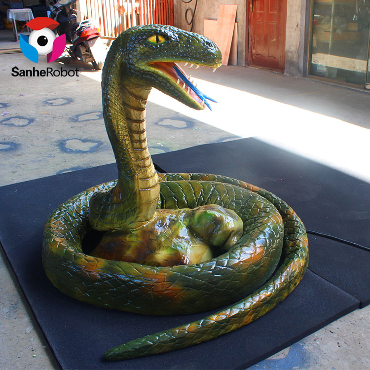 China Wholesale Mold Animals Factories Pricelist - 2019 new Recordable custom imitate alive large snake for advertising  – Sanhe
