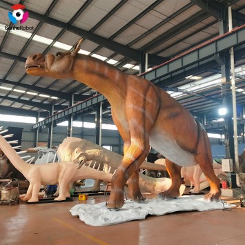 Life size Chalicotherium model with movements and real sound