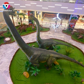 Zigong Sanhe Robot Dino Park Indoor Dinosaurios de Jurassic World Exhibition Dinosaur Electronic for Shopping Mall