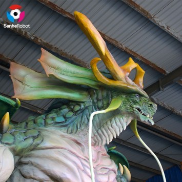 real size simulated animatronic big monster statue for sale