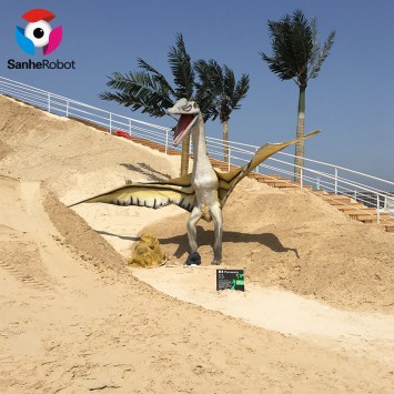 Adventure park animatronic dinos’ on-site Dinosaur Pterosaur