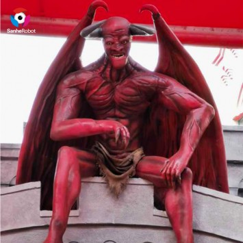 Sérsniðin tímasetning Gangsetning á Animatronic Demon Statue