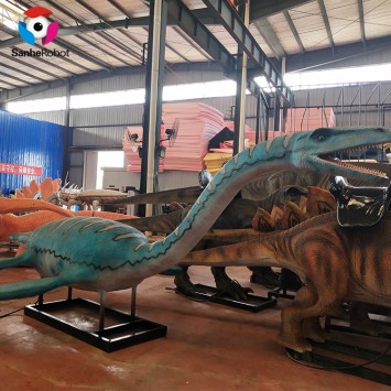 Life size simulation model robotic animatronic dinosaur statue for dinosaur theme park decoration