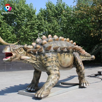 High quality animatronic ankylosaur dinosaur for dinosaur park