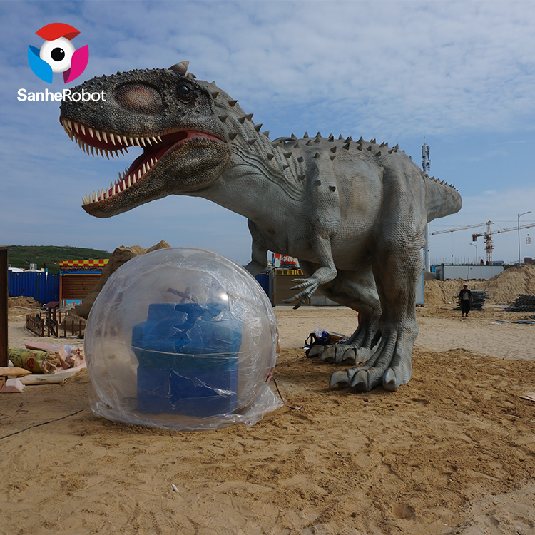 China Wholesale Dinosaur Puppet Manufacturers Suppliers - Other amusement park product outdoor Interaction dinosaurs  – Sanhe