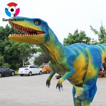 Robotski realistični kostim dinosaura skrivenih nogu za odrasle na prodaju
