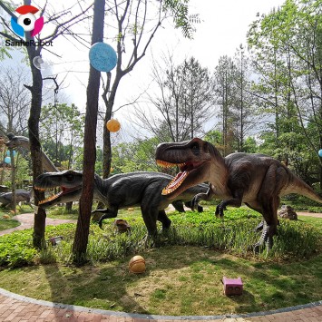 Life Size Animatronic Robotic Dinosaur Simulated Dinosaur for Dinosaur Amusement Park
