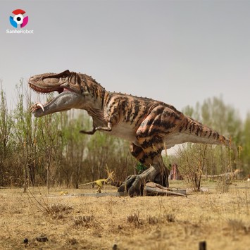 Mechanical dinosaur sculpture T-rex for amusement park