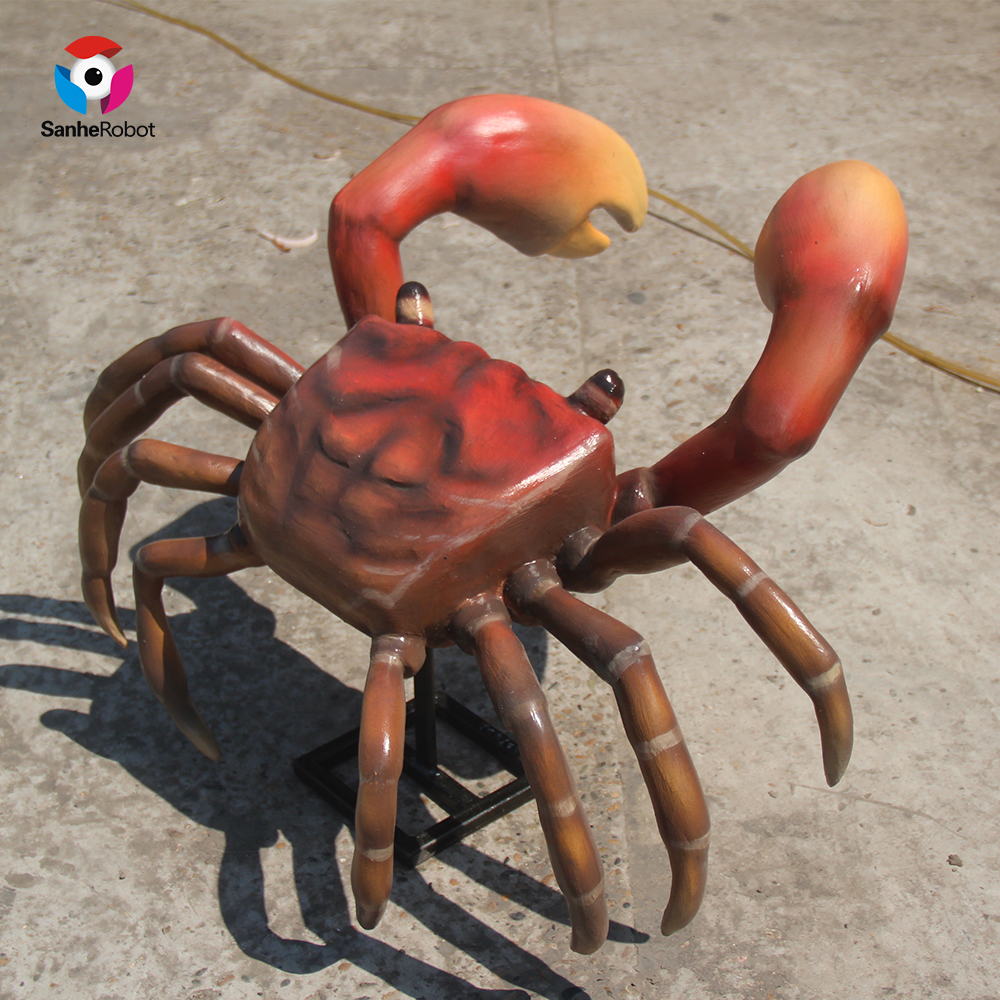 China Wholesale Metal Wire Sculpture Factory Quotes - Custom Small Size Crab Statue  – Sanhe