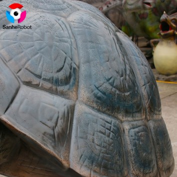 Life size Outdoor Fiberglass animal statue simulation tortoise