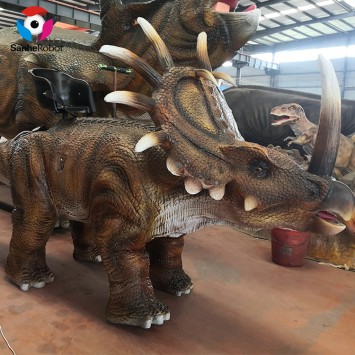 Kids amusement park product ride on realist robot dinosaur electric walking dinosaur sale