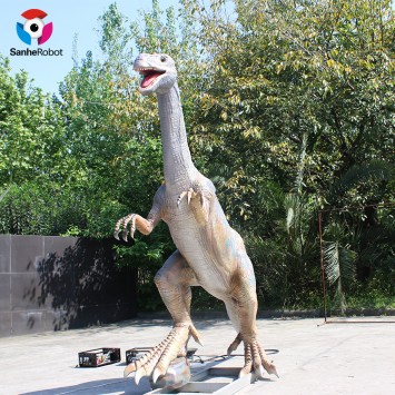 2019 handmade animatronic walking dinosaur for aumusement dinosaur park