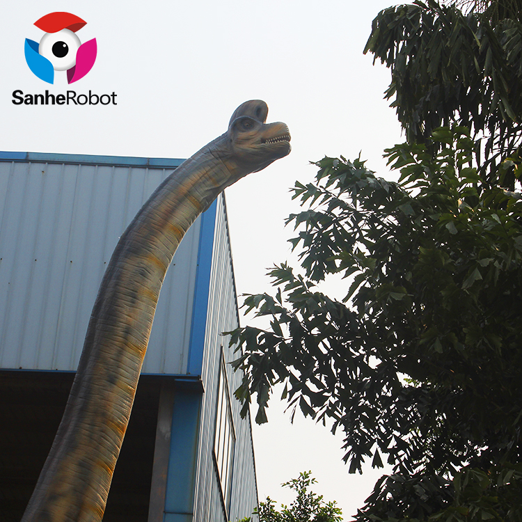 China Wholesale Fingerling Skeleton Dinosaur Factories Pricelist - Theme Park Customized Simulation Flexible  Animatronic Robot Dinosaur  – Sanhe