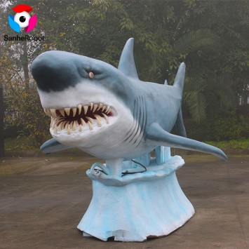 Realistic Life Size Ocean Animals Animatronic Shark For Sale
