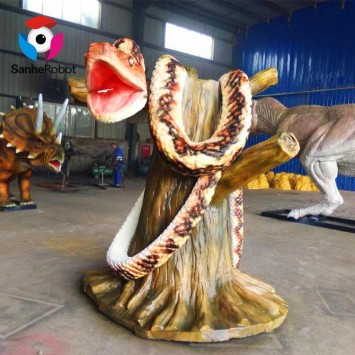 Life size animals statues us plug used magic animatronics snake for sale