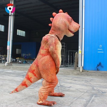 Costume de dinosaure 3D d'Halloween Le costume de mascotte de dinosaure pour la décoration d'Halloween