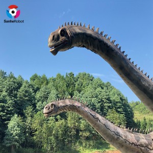 2019 Fa'atekonolosi Fou Animatronic Mamenchisaurus Dinosaur Fa'ata'ita'iga Tele