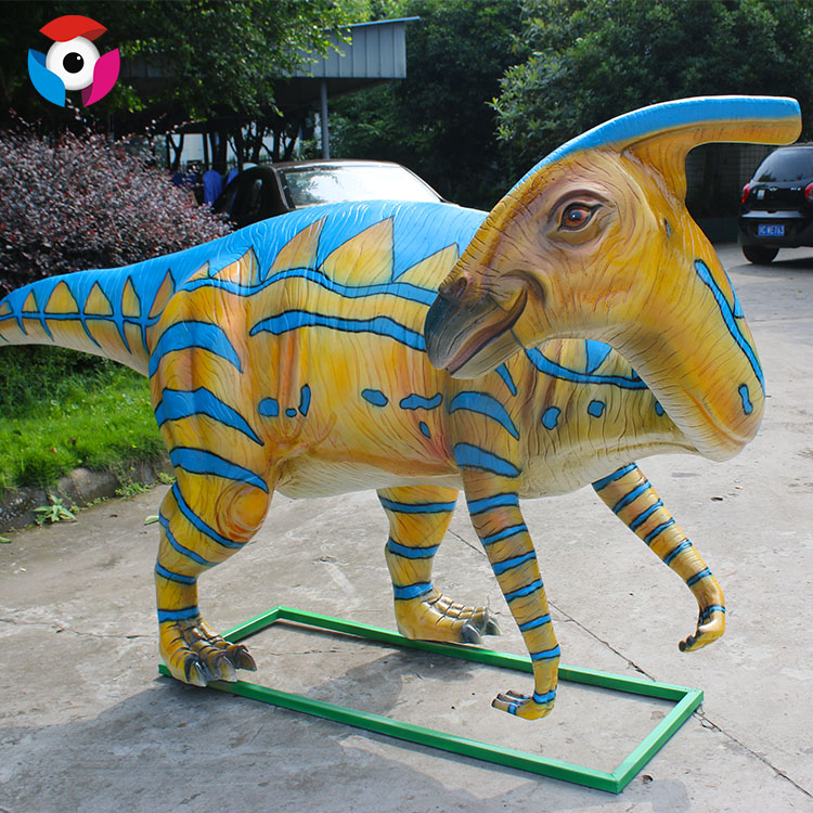 China Wholesale Fibergalss Sculpture For Decoration Manufacturers Suppliers - Outdoor Amusement Park Simulated Fiberglass Dinosaur  – Sanhe