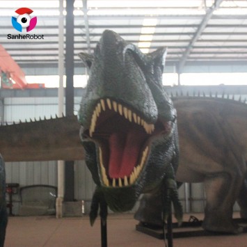 Life size animatronic dinosaur  head Tyrannosaurus model for sale