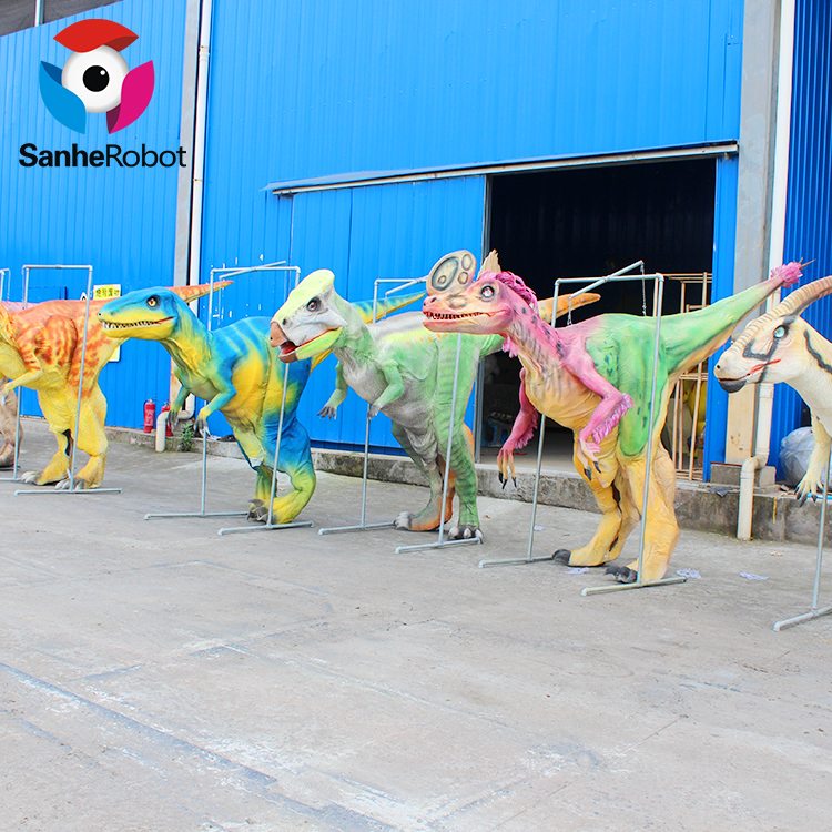 China Wholesale Mardi Gras Parade Float Ideas Factory Quotes - Hidden Legs Adult Robotic Realistic Dinosaur Costume For Sale  – Sanhe