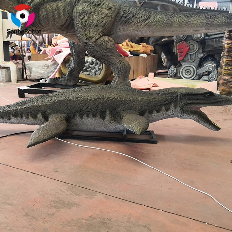 China Wholesale Dinosaur Head Skeleton Quotes Pricelist - Outdoor playground life size robot animatronic dinosaur model for sale  – Sanhe