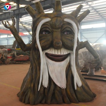 Carnival decor props artificial garden decoration talking tree with sound and movements