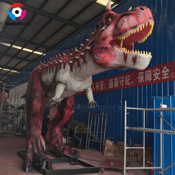 Dinosaur park L=10m large size animatronic dinosaur model for sale