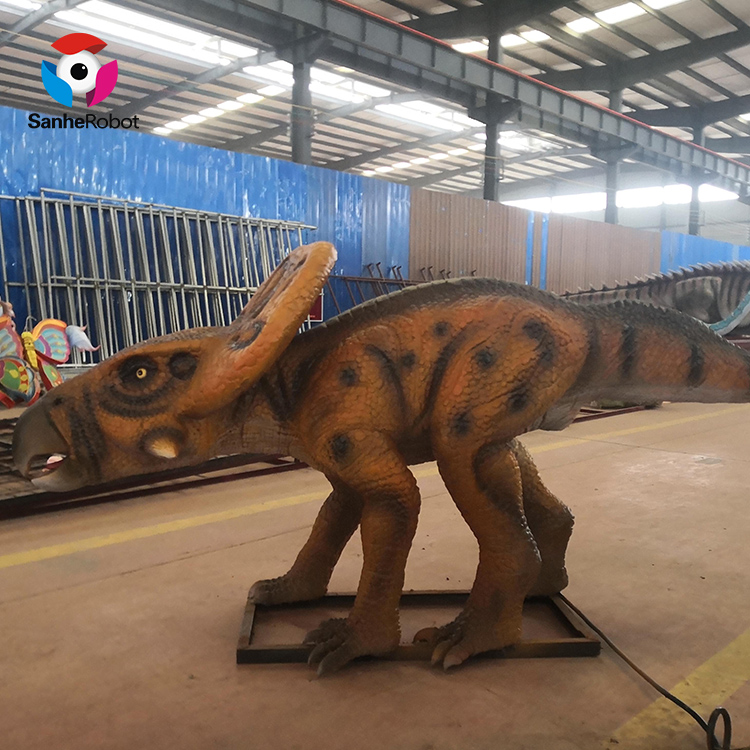 China Wholesale Dinosaur Car Racing Quotes Pricelist - Animatronic Dinosaur Theme Park Life Size Animatronic Dinosaur Model for sale  – Sanhe