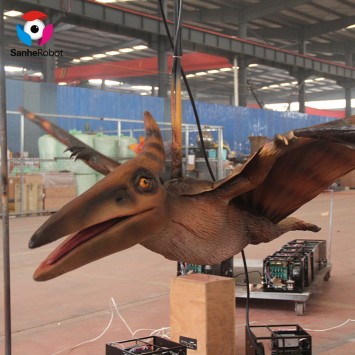 Outdoor Exhibition Real Size Robot Animatronic Dinosaur Pterosaur for Dinosaur Park