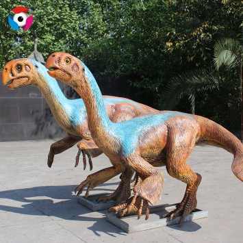 Dinosaur scene decoration fiberglass dinosaur erliansaurus