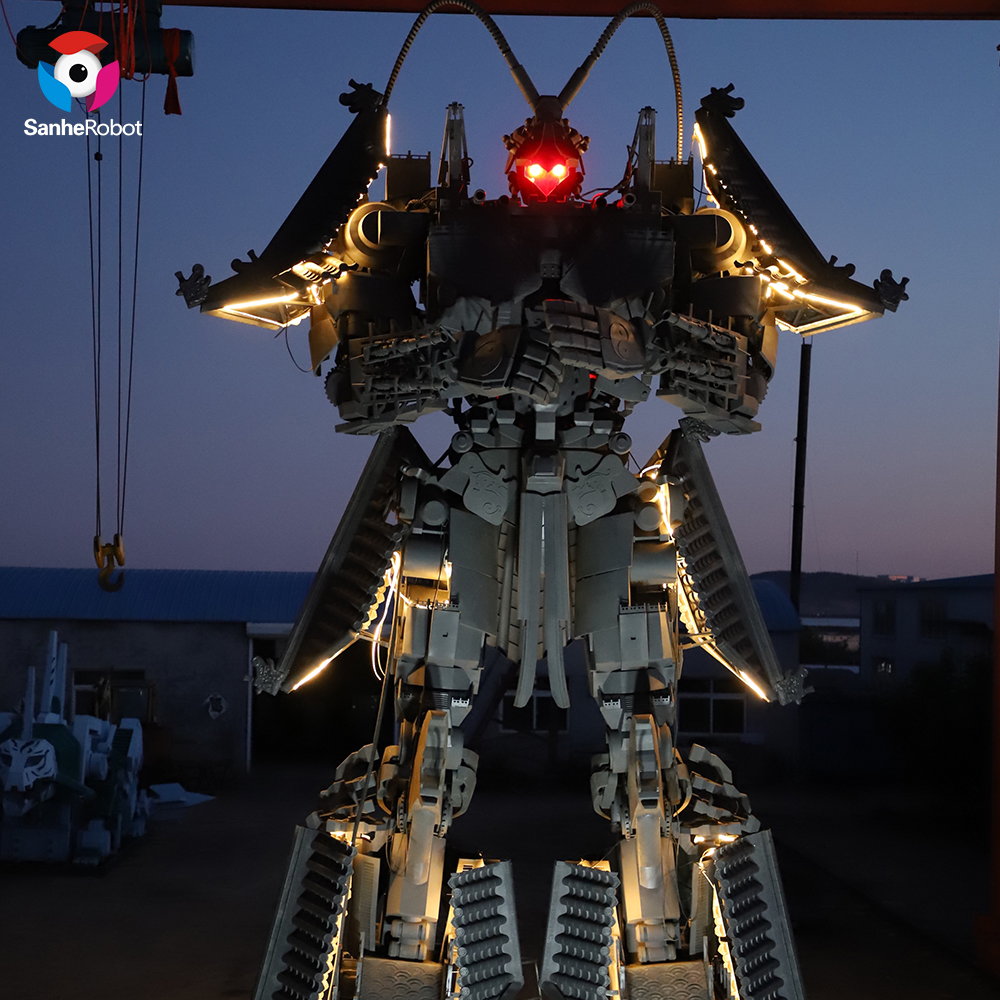 China Wholesale Metal Robot Sculpture Manufacturers Suppliers - Large Size Animatronic Robot Model from China Factory  – Sanhe detail pictures