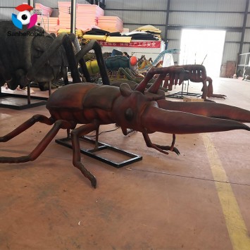 Theme Park Big Size Animatronic Insect Lifelike Insect model for sale