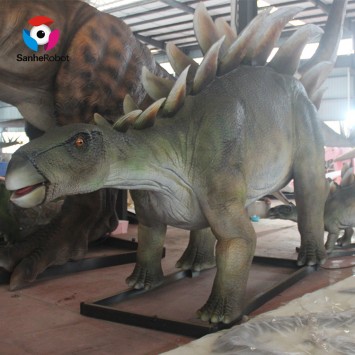 Jurassic Park Outdoor Playground animatronic dinosaur model Stegosaurus for sale