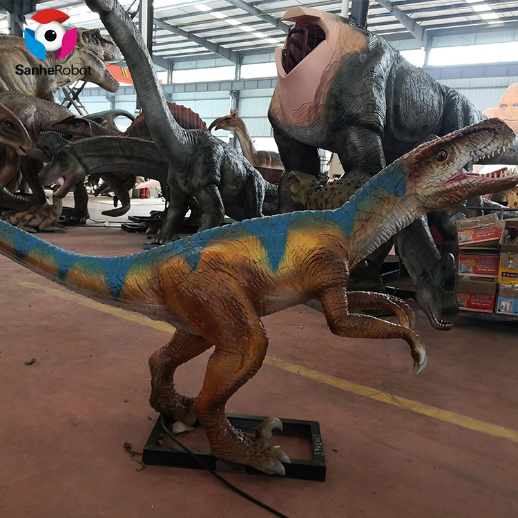 China Wholesale Velociraptor Factory Quotes - Outdoor exhibition mechanical dinosaur  infrared remote control dinosaur  – Sanhe