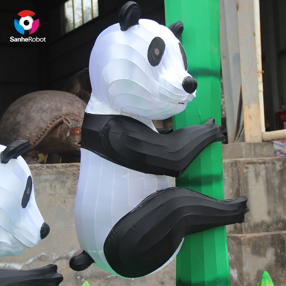 China Wholesale Cloth Lantern Quotes Pricelist - Scene Lantern Panda and Bamboo Lantern for Outdoor Decoration  – Sanhe