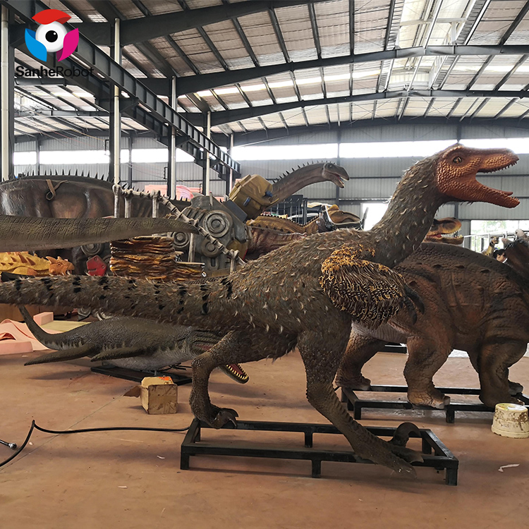 China Wholesale Lifelike Simualtion Dinosaur Factories Pricelist - Dinosaur Theme Park Decoration Life Size Robot Dinosaur for sale  – Sanhe