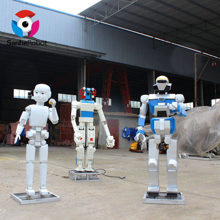 China Wholesale Cenozoic Dinosaur E Robot Quotes Pricelist - High Simulation Life Size Artificial Human Size Robots  – Sanhe detail pictures