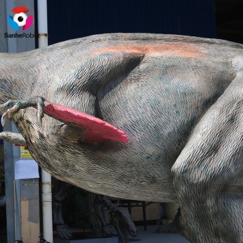 Real Size Jurassic theme park simulation dinosaur animatronics