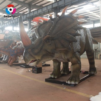 Life Size Mechanical  realistic robotic dinosaur model for sale