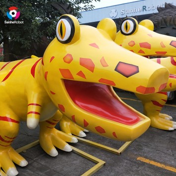 Theme Park Amusement Equipment Cartoon Dinosaur