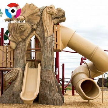 Amusement Park Equipment Outdoor Fiberglass slide for kids play